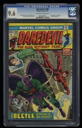 Cover Scan: Daredevil #108 CGC NM+ 9.6 Off White to White - Item ID #363409