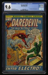 Cover Scan: Daredevil #87 CGC NM+ 9.6 Black Widow and Electro Appearance! - Item ID #363426