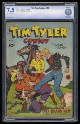 Cover Scan: Tim Tyler (1948) #12 CBCS VF- 7.5 Off White to White - Item ID #363436