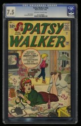 Cover Scan: Patsy Walker #104 CGC VF- 7.5 Off White to White - Item ID #363444