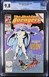 Cover Scan: West Coast Avengers #45 CGC NM/M 9.8 White Pages 1st Appearance White Vision! - Item ID #363677