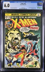 Cover Scan: X-Men #94 CGC FN 6.0 White Pages New Team Begins Sunfire Leaves! Cockrum Art! - Item ID #363692
