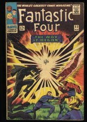 Cover Scan: Fantastic Four #53 FN+ 6.5 2nd Appearance Black Panther 1st Klaw - Item ID #364208