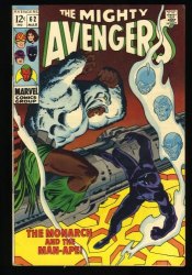 Cover Scan: Avengers #62 FN+ 6.5 1st Appearance Man-Ape! Black Panther! - Item ID #364233