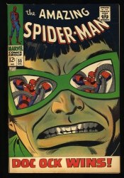 Cover Scan: Amazing Spider-Man #55 VF- 7.5  Doctor Octopus Appearance! - Item ID #364238