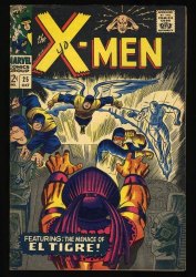 Cover Scan: X-Men #25 FN/VF 7.0 1st Appearance El Tigre Jack Kirby Art! - Item ID #364256