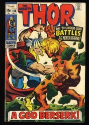 Cover Scan: Thor #166 VF 8.0 2nd Appearance HIM (Adam Warlock)! Kirby/Romita Cover! - Item ID #364269