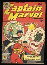 Cover Scan: Captain Marvel Adventures #87 FN- 5.5 - Item ID #364373