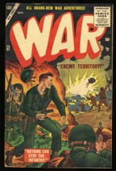 Cover Scan: War Comics #37 VG+ 4.5 Joe Maneely Cover! - Item ID #364387
