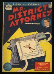 Cover Scan: Mr. District Attorney #3 VG- 3.5 - Item ID #364392