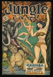 Cover Scan: Jungle Comics #104 VG+ 4.5 Matt Baker Good Girl Art! - Item ID #364396