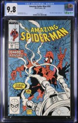 Cover Scan: Amazing Spider-Man #302 CGC NM/M 9.8 McFarlane! Silver Sable! Sandman! - Item ID #365502
