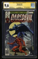 Cover Scan: Daredevil #158 CGC NM+ 9.6 White Pages SS Signed 1st Frank Miller in Series! - Item ID #366321