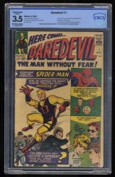 Cover Scan: Daredevil (1964) #1 CBCS VG- 3.5 (Restored) Origin and 1st Appearance! - Item ID #366354