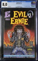 Cover Scan: Evil Ernie (1991) #1 CGC VF 8.0 White Pages 1st Appearance of Lady Death! - Item ID #366462