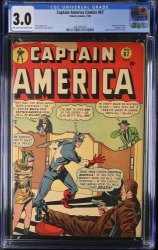 Cover Scan: Captain America Comics #67 CGC GD/VG 3.0 Bondage Cover Human Torch Appearance! - Item ID #367169