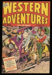 Cover Scan: Western Adventures Comics (1948) #2 FN+ 6.5 - Item ID #367179