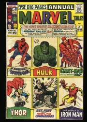 Cover Scan: Marvel Tales (1964) #1 GD/VG 3.0 Annual Spider-Man Iron Man Thor! - Item ID #367196