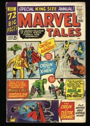 Cover Scan: Marvel Tales #2 VG+ 4.5 Origin Avengers! X-Men! Dr. Strange! Hulk! - Item ID #367198