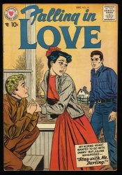 Cover Scan: Falling In Love #15 FN+ 6.5 Silver Age Romance! - Item ID #367203