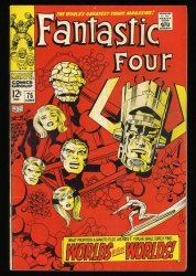 Cover Scan: Fantastic Four #75 FN+ 6.5 Silver Surfer Galactus! Jack Kirby Cover! - Item ID #367210