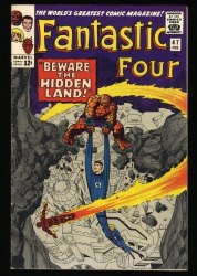 Cover Scan: Fantastic Four #47 FN+ 6.5 Kirby! 2nd Black Bolt! Inhumans! - Item ID #367213