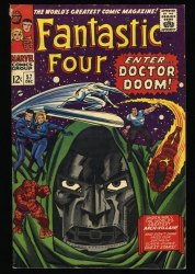 Cover Scan: Fantastic Four #57 FN+ 6.5 Doctor Doom Silver Surfer Appearance - Item ID #367217