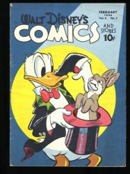 Cover Scan: Walt Disney's Comics And Stories #65 FN- 5.5 Donald Duck Carl Barks Art! - Item ID #367238