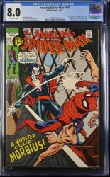 Cover Scan: Amazing Spider-Man #101 CGC VF 8.0 Off White 1st Full Appearance of Morbius! - Item ID #367272