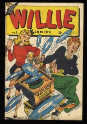 Cover Scan: Willie Comics #6 FN- 5.5 Marvel Timely Good Girl Art! - Item ID #367286