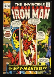 Cover Scan: Iron Man #33 VF 8.0 Spy Master!!! - Item ID #367294