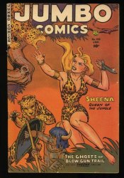 Cover Scan: Jumbo Comics #155 FN+ 6.5 Sheena, Queen of the Jungle!!! - Item ID #367298