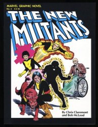 Cover Scan: Marvel Graphic Novel #4 NM- 9.2 1st Appearance New Mutants! - Item ID #367887