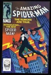 Cover Scan: Amazing Spider-Man #252 VF 8.0 1st Appearance Black Costume! - Item ID #367916
