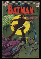 Cover Scan: Batman #189 VG- 3.5 1st Full Appearance of Silver Age Scarecrow! - Item ID #367960