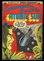 Cover Scan: Commander Battle and the Atomic Sub #3 VG+ 4.5 Atomic Commandos!!! - Item ID #368937