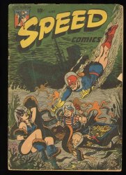 Cover Scan: Speed Comics #40 GD- 1.8 Cover Art by Rudy Palais!!! - Item ID #368949