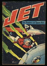 Cover Scan: Jet Powers (1950) #1 GD/VG 3.0 Cover Art by Bob Powell! Space Ace!!! - Item ID #368953