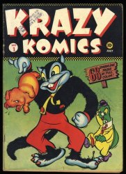 Cover Scan: Krazy Komics (1942) #1 VG+ 4.5 See Description (Qualified) - Item ID #368963
