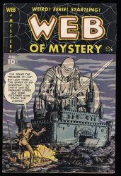 Cover Scan: Web of Mystery #4 FN+ 6.5 Pre-Code Horror!!! - Item ID #368966