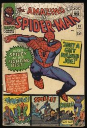 Cover Scan: Amazing Spider-Man #38 GD+ 2.5 2nd Mary Jane! Last Ditko issue! - Item ID #369113