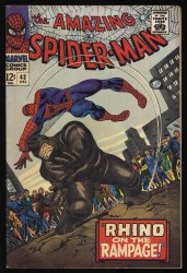 Cover Scan: Amazing Spider-Man #43 VG/FN 5.0 1st Full App. Mary Jane! John Romita Sr Cover! - Item ID #369119