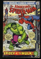 Cover Scan: Amazing Spider-Man #119 FN+ 6.5 Spider-Man Vs Incredible Hulk! - Item ID #369131