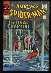 Cover Scan: Amazing Spider-Man #33 FN- 5.5 Classic Cover Stan Lee Ditko! - Item ID #369132