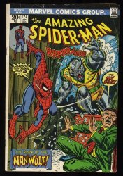 Cover Scan: Amazing Spider-Man #124 VG+ 4.5 1st Appearance Man-Wolf! - Item ID #369134