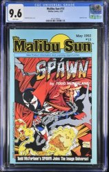 Cover Scan: Malibu Sun #13 CGC NM+ 9.6 White Pages 1st Spawn! - Item ID #369623