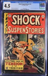 Cover Scan: Shock Suspenstories #14 CGC VG+ 4.5 EC Horror! Wally Wood Cover! - Item ID #369634