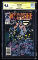 Cover Scan: Wolverine (1988) #1 CGC NM+ 9.6 SS Signed 5X Stan Lee Romita Trimpe Claremont - Item ID #370058