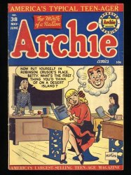 Cover Scan: Archie Comics #38 VG/FN 5.0 Room and Bored! Bob Montana Cover Bill Vigoda Art! - Item ID #370444