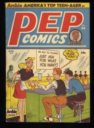 Cover Scan: Pep Comics #66 VG/FN 5.0 See Description (Qualified) - Item ID #370461